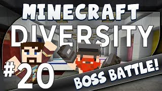 Minecraft Diversity 20 Two Men Enter Boss Battle [upl. by Anirahs554]