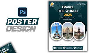 How to Create a Professional Poster in Photoshop  Poster Design Tutorial 1 [upl. by Henricks]