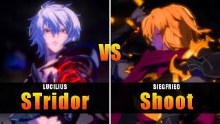 GBVSR  STridor Lucilius VS Shoot Siegfried  High Level Gameplay [upl. by Lazaruk221]