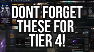 Lost Ark Quick PSA For Tier 4  DONT FORGET [upl. by Harwin]