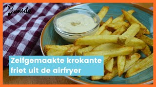 Airfryer recept Zelfgemaakte krokante friet uit de airfryer [upl. by Hands]