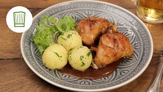 Kaninchenbraten nach Thüringer Art  Chefkoch [upl. by Haduj976]