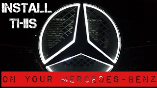 Install the Light up Star on Your MercedesBenz​ [upl. by Jordanna]