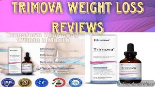 trimova weight loss reviews  trimova obesity drops legit or scam  trimova drops reviews [upl. by Aipmylo]