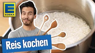 Reis kochen  Tutorial Basmatireis richtig zubereiten  EDEKA [upl. by Zoe]