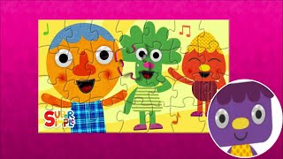 This Is A Happy Face Noodle amp Pals Super Simple Songs MK Puzzle [upl. by Eedya]