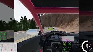 EG6 vs Ek9 touge battle BeamNG drive VR [upl. by Supmart]