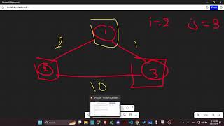 Floyd Warshall Algorithm  Problem solving  شرح [upl. by Arremat]