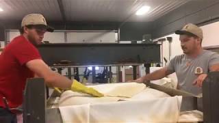 Watch apple cider pressing at Fuhrmans Cider Mill and Bakery [upl. by Trini]