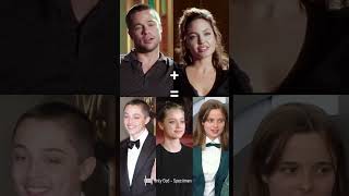 Angelina Jolie Brad Pitt and their children Knox Vivienne and Shiloh 💛 Music by speciimen [upl. by Gunter601]