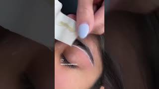 EYEBROW WAXING AT HOME  EYEBROW WAXING TUTORIAL shorts short shots shortsfeed shortvideo 😱😱😱 [upl. by Teryl]