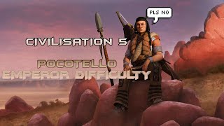 Civilisation 5  Attempt 2 Emperor Difficulty  Pocotello Part 4 [upl. by Ogir574]