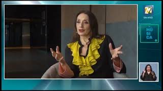 Luz Casal  Entrevista Canal 22 México [upl. by Otrebogir]