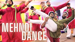 EPIC MEHNDI DANCE PERFORMANCE  With Groom [upl. by Icnan]