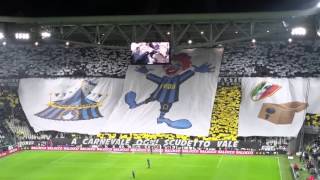 Juventus  Inter 20 Formazione Inno e Coreografia 28022016 [upl. by Filbert]