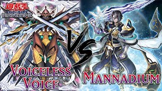 YuGiOh OCG Ranking Tournament  Voiceless Voice vs Mannadium [upl. by Idaf]