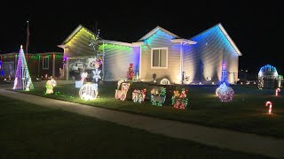 Man Creates Christmas Light Display for Wife With Alzheimers [upl. by Anaher]