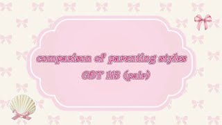 GDT 113 COMPARISON OF PARENTING STYLES AUTHORITATIVE VS AUTHORITARIAN [upl. by Eadrahc855]