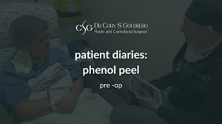 Patient Diaries Phenol Peel  preop [upl. by Anaeco]