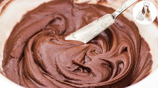 One Minute Chocolate Frosting Recipe [upl. by Hanser]