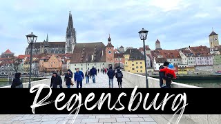 Regensburg Germany 🇩🇪  Christmas Market  Travel Bavaria [upl. by Ettezoj103]