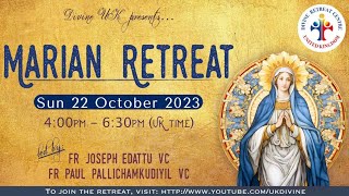 LIVE Marian Retreat 22 October 2023 Divine UK [upl. by Rumney]