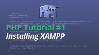 PHP Tutorial  1  Installing XAMPP [upl. by Altheta]