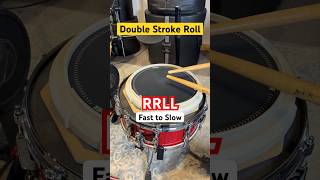 How to play a DOUBLE STROKE ROLL drums [upl. by Jasmine20]