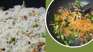 Simple Veg Fried Rice recipe in 10mins [upl. by Ttennaej212]