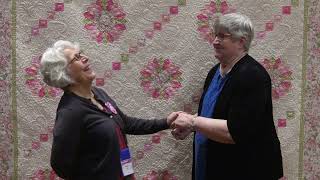 Pamla Gavitt Displays Quilt at AQS QuiltWeek  Branson 2024 [upl. by Boswell]