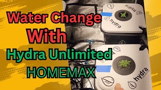 this is how I do my water change with HydraUnlimited hydramax home 4 bucket system [upl. by Esihcoc]