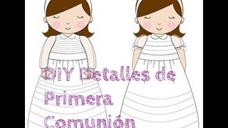 DIY detalles de comunion [upl. by Aihsetan]