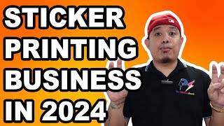 STICKER PRINTING BUSINESS IN 2024  The Printing Shock  Marlon Ubaldo [upl. by Goodman]