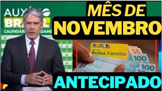 Novo CALENDÁRIO ANTECIPADO do AUXÍLIO BRASIL DE NOVEMBRO COM NOVOS ADICIONAIS VEJA AGORA [upl. by Omsare]