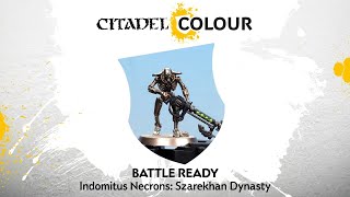 How to Paint Battle Ready Indomitus Necrons – Szarekhan Dynasty [upl. by Anniram817]