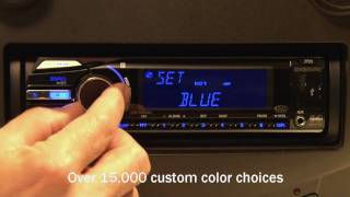 Sony CDXGT650UI CD Receiver Display and Controls Demo  Crutchfield Video [upl. by Anileve]