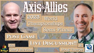 Chat Axis amp Allies 2023 World Championships SemiFinals  with Doug Thorpe amp Gary Blevins [upl. by Aznofla]