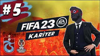 FIFA 23 MELLİVORA PATCH TRABZONSPOR KARİYER 5  DENGELİ DENGESİZLİK [upl. by Walworth839]