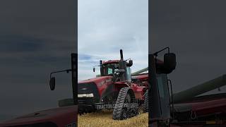 Case IH 470 RowTrac moving grain tractorvideo farmmachinery harvestingmachine [upl. by Sivolc259]