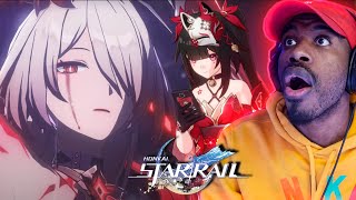 First Time Reacting To ALL Honkai Star Rail Trailersthat I missed [upl. by Laban3]