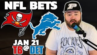 Buccaneers vs Lions Bets NFL Division Playoffs Bets  Kyle Kirms Football Picks amp Predictions [upl. by Phelgen]