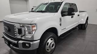 2020 FORD F350 XLT CREW LONG DRW POWERSTROKE DIESEL OXFORD WHITE 4K WALKAROUND 13318Z SOLD [upl. by Adalia]