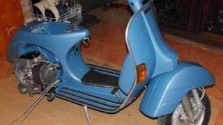 Restauro Vespa P200E 1981 [upl. by Yllah]