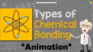 TYPES OF CHEMICAL BONDING  Animation [upl. by Hcurob]