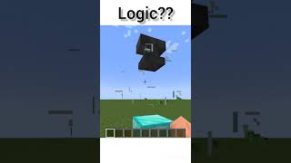 You should know this Minecraft logic 😂🧐Agentking71trending minecraft viralshortsGaming [upl. by Nylahsoj]