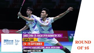 live ROUND OF 16 FIKRI  MARTHIN VS Nur Mohd AZRIYN  TAN Wee Kiong 🔥🔥Macau Open Badminton 2024🔥🔥 [upl. by Dituri]