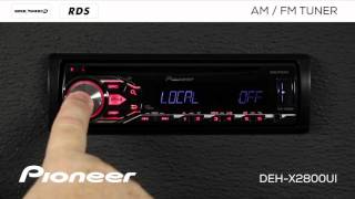 How To  DEHX2800UI  AMFM Tuner [upl. by Llevra231]