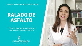 Como fazer curativo em ralado de asfalto [upl. by Oriel]