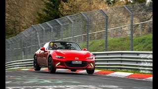 Mazda MX5 ND G184 Nürburgring Touristenfahrten 010521 [upl. by Aneekal]