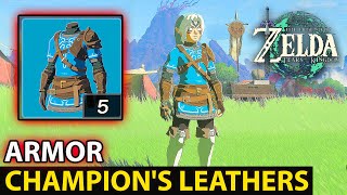 Where You Can Find Armor Champions Leathers Location Guide In Zelda Tears of the Kingdom [upl. by Shanley]